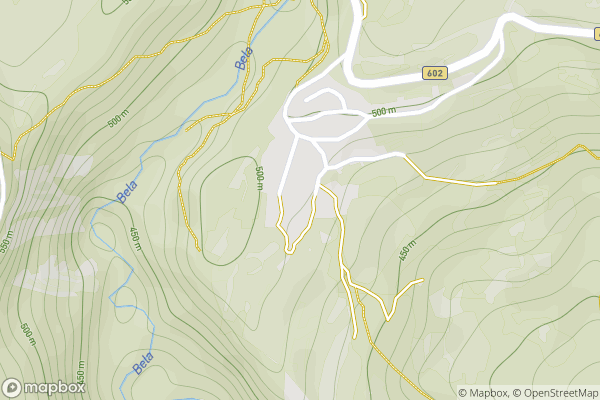 static Mapbox map