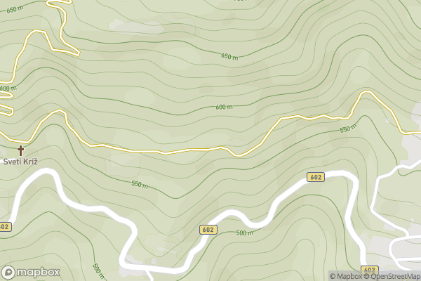 static Mapbox map