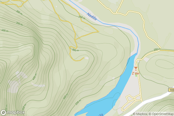 static Mapbox map