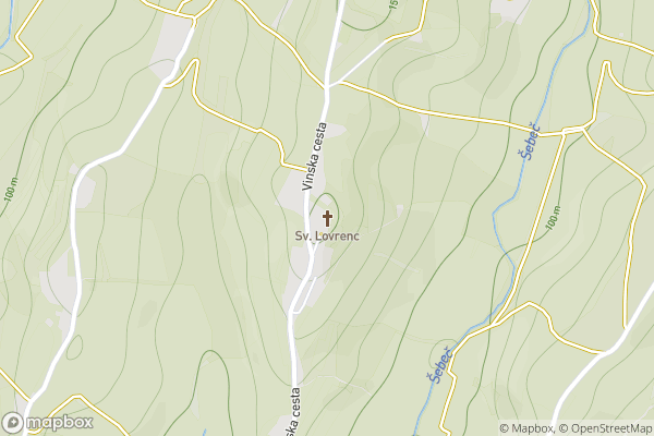 static Mapbox map
