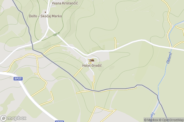 static Mapbox map