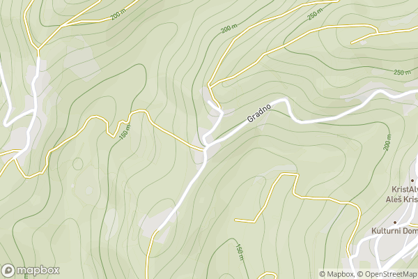 static Mapbox map