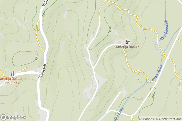static Mapbox map