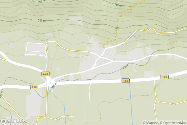 static Mapbox map