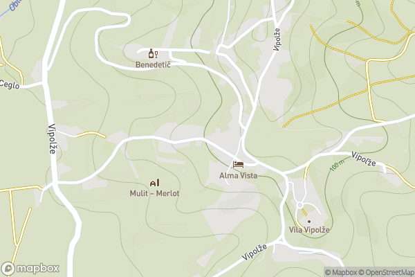 static Mapbox map