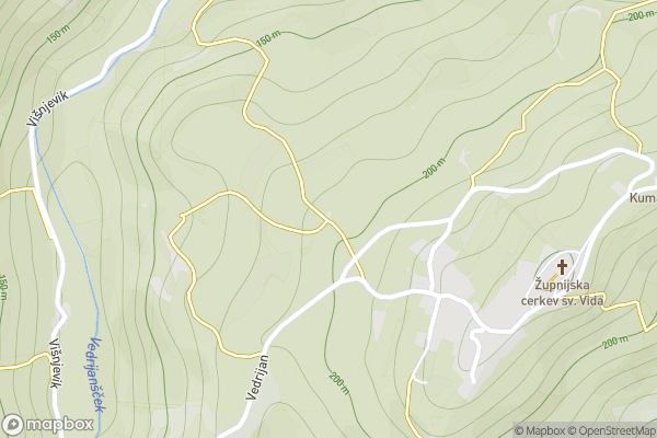 static Mapbox map