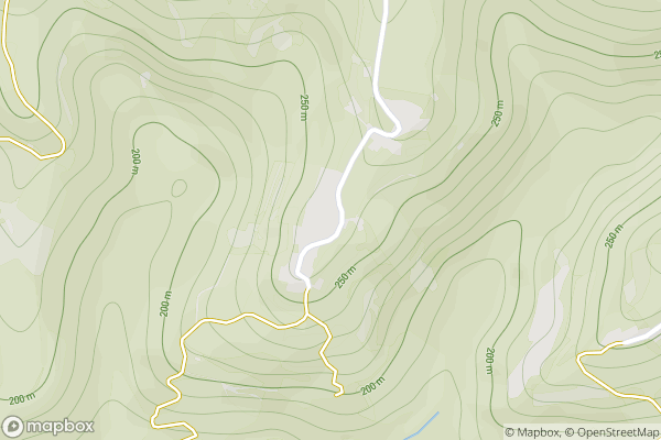 static Mapbox map
