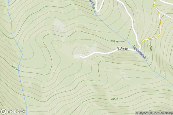 static Mapbox map