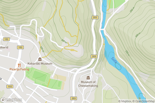 static Mapbox map