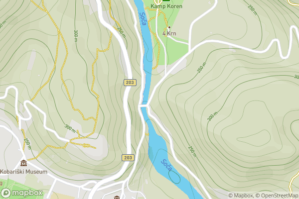 static Mapbox map