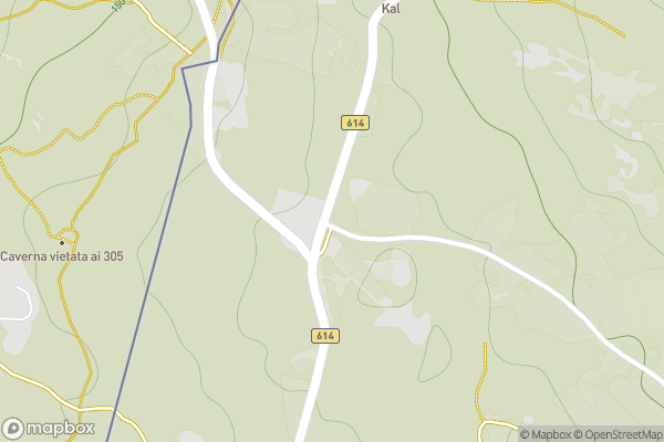 static Mapbox map