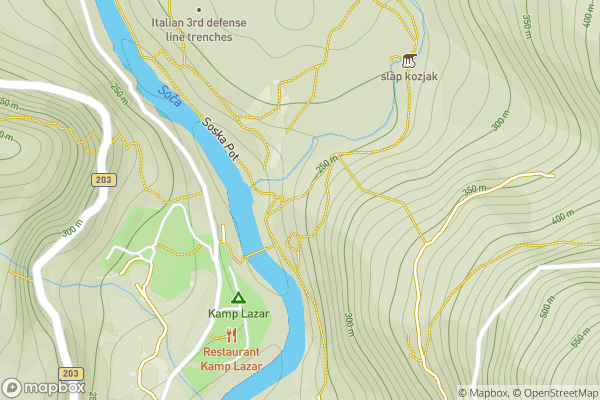 static Mapbox map