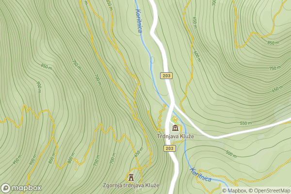 static Mapbox map