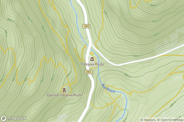 static Mapbox map