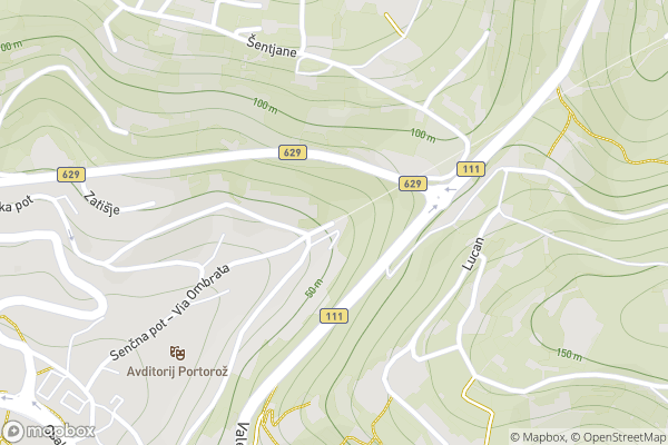 static Mapbox map