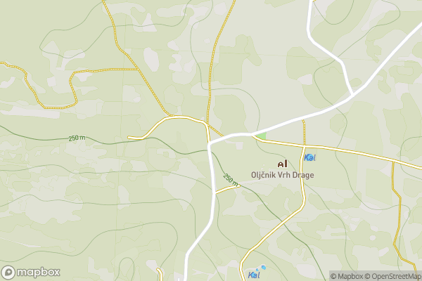 static Mapbox map