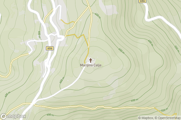 static Mapbox map