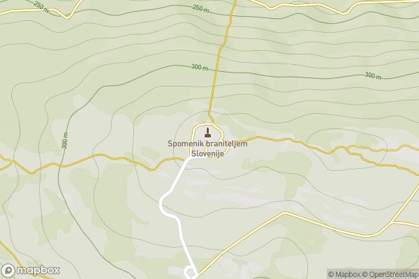 static Mapbox map