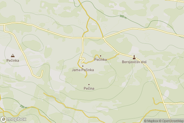 static Mapbox map