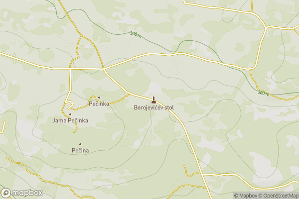 static Mapbox map
