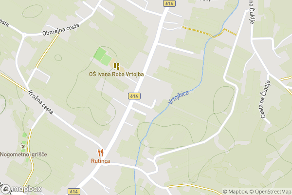 static Mapbox map