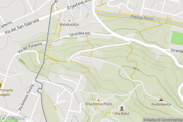 static Mapbox map