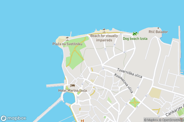 static Mapbox map