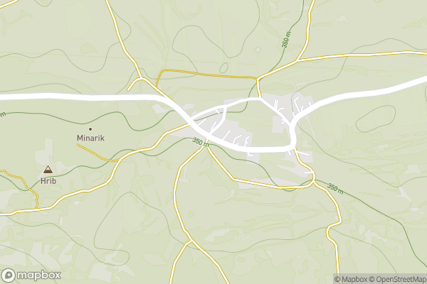 static Mapbox map