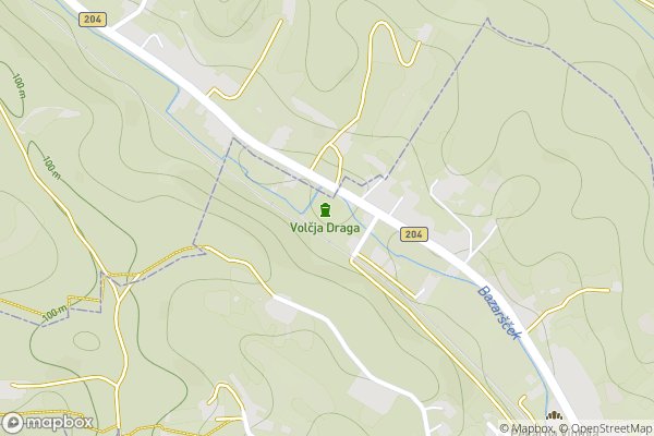 static Mapbox map