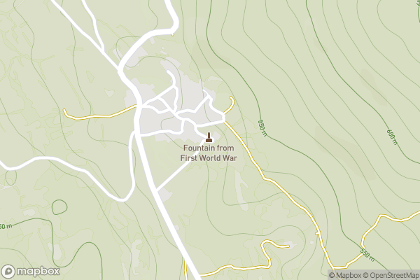 static Mapbox map