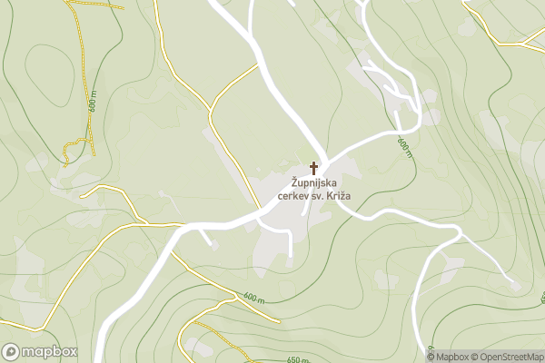 static Mapbox map