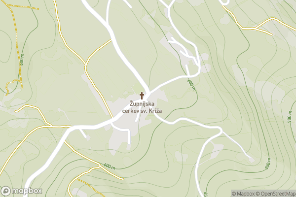 static Mapbox map