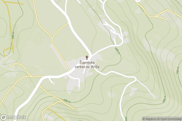 static Mapbox map