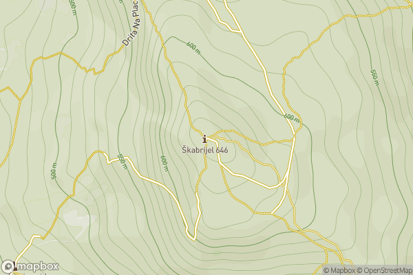 static Mapbox map