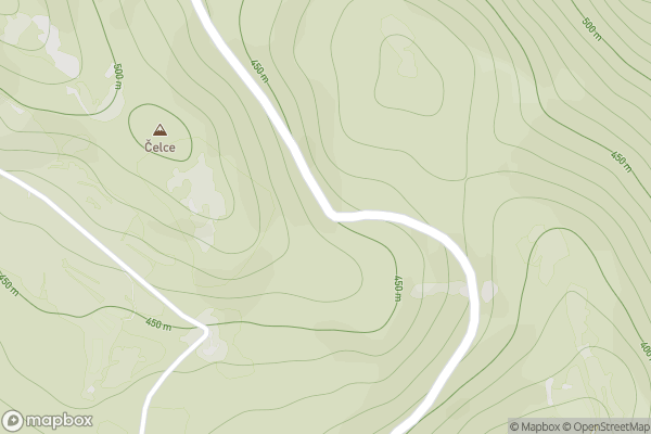 static Mapbox map