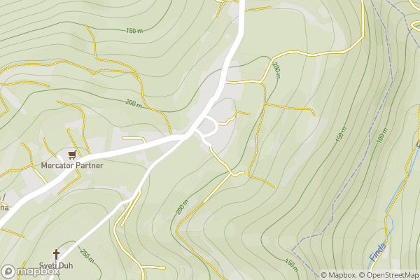 static Mapbox map
