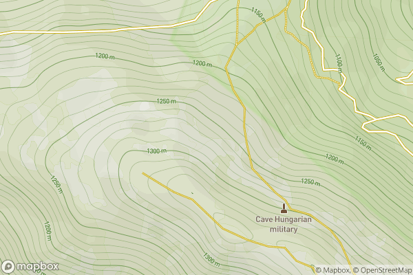static Mapbox map