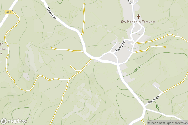 static Mapbox map