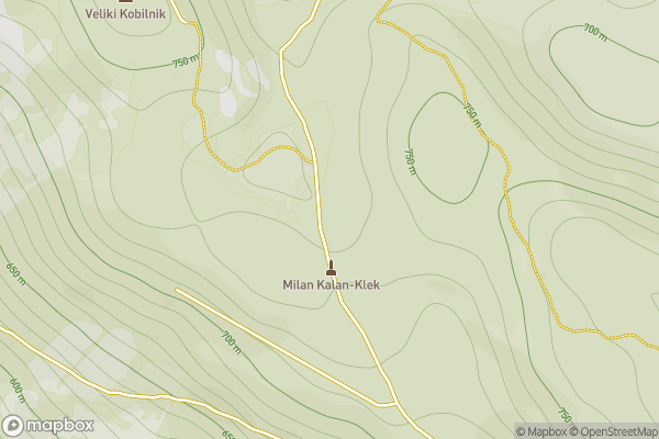 static Mapbox map