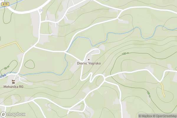 static Mapbox map
