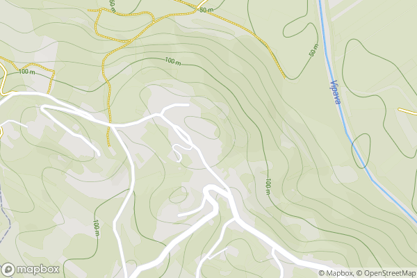 static Mapbox map