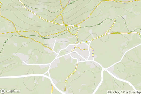 static Mapbox map