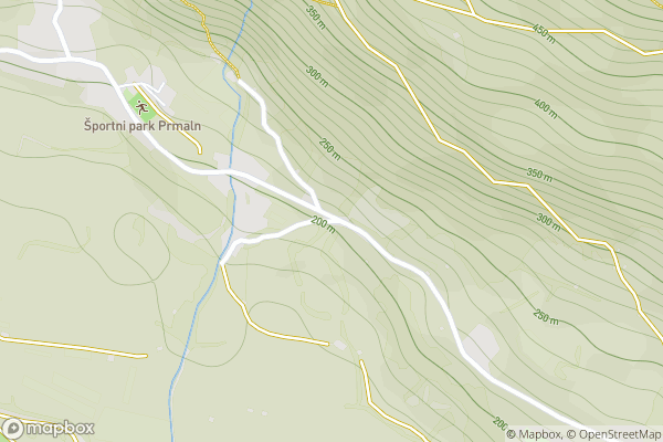 static Mapbox map