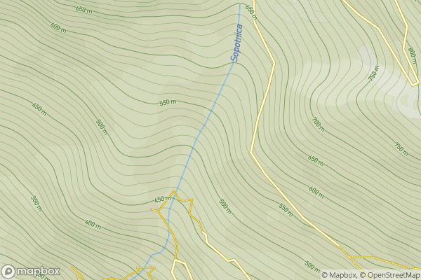 static Mapbox map
