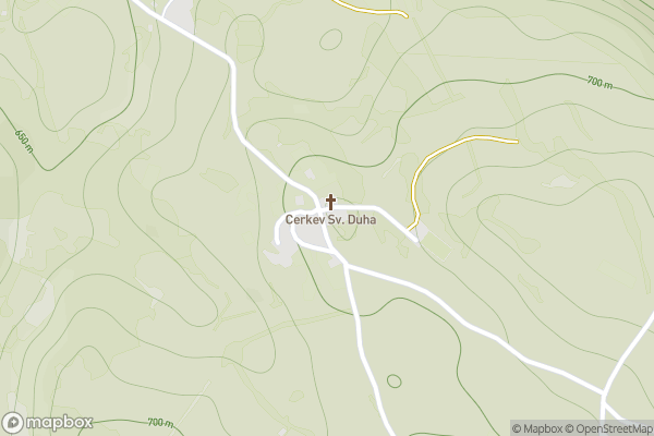 static Mapbox map