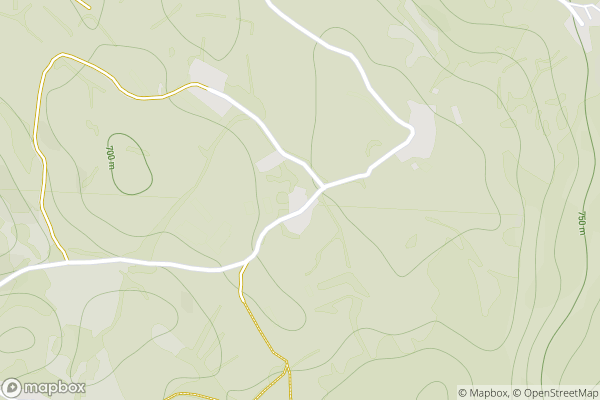 static Mapbox map