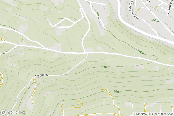 static Mapbox map