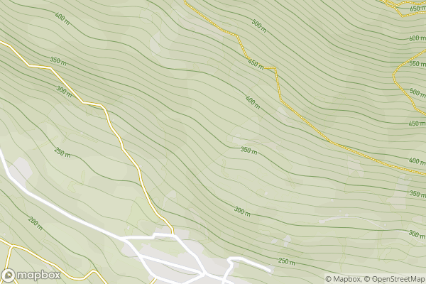 static Mapbox map