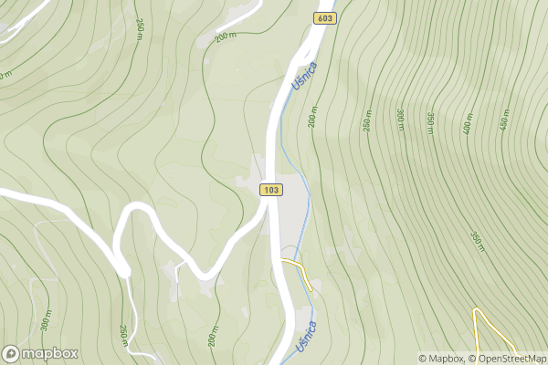 static Mapbox map