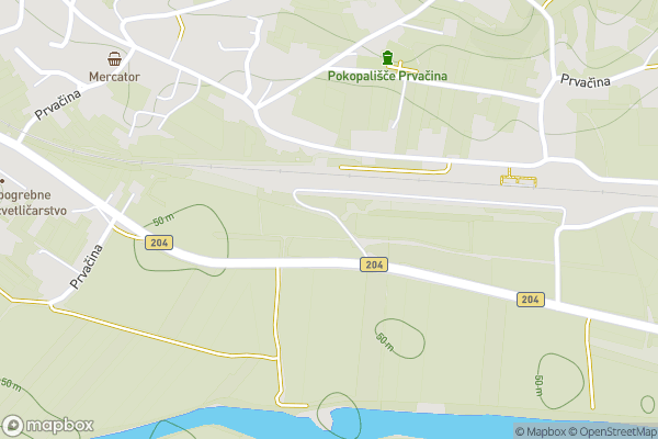 static Mapbox map